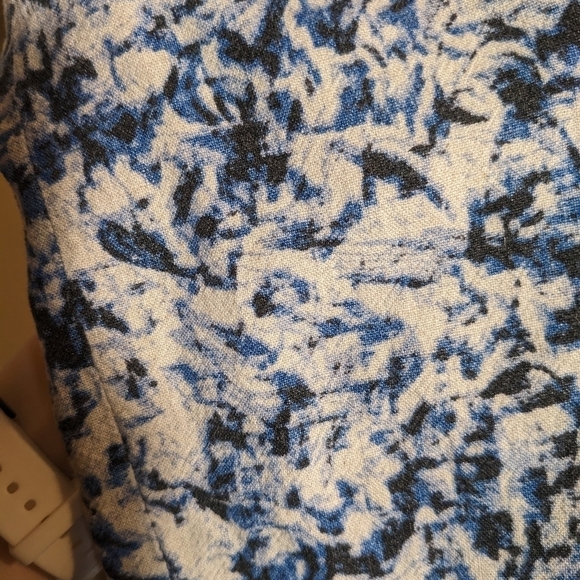 J Jill linen blend ankle pants abstract print - Picture 4 of 9